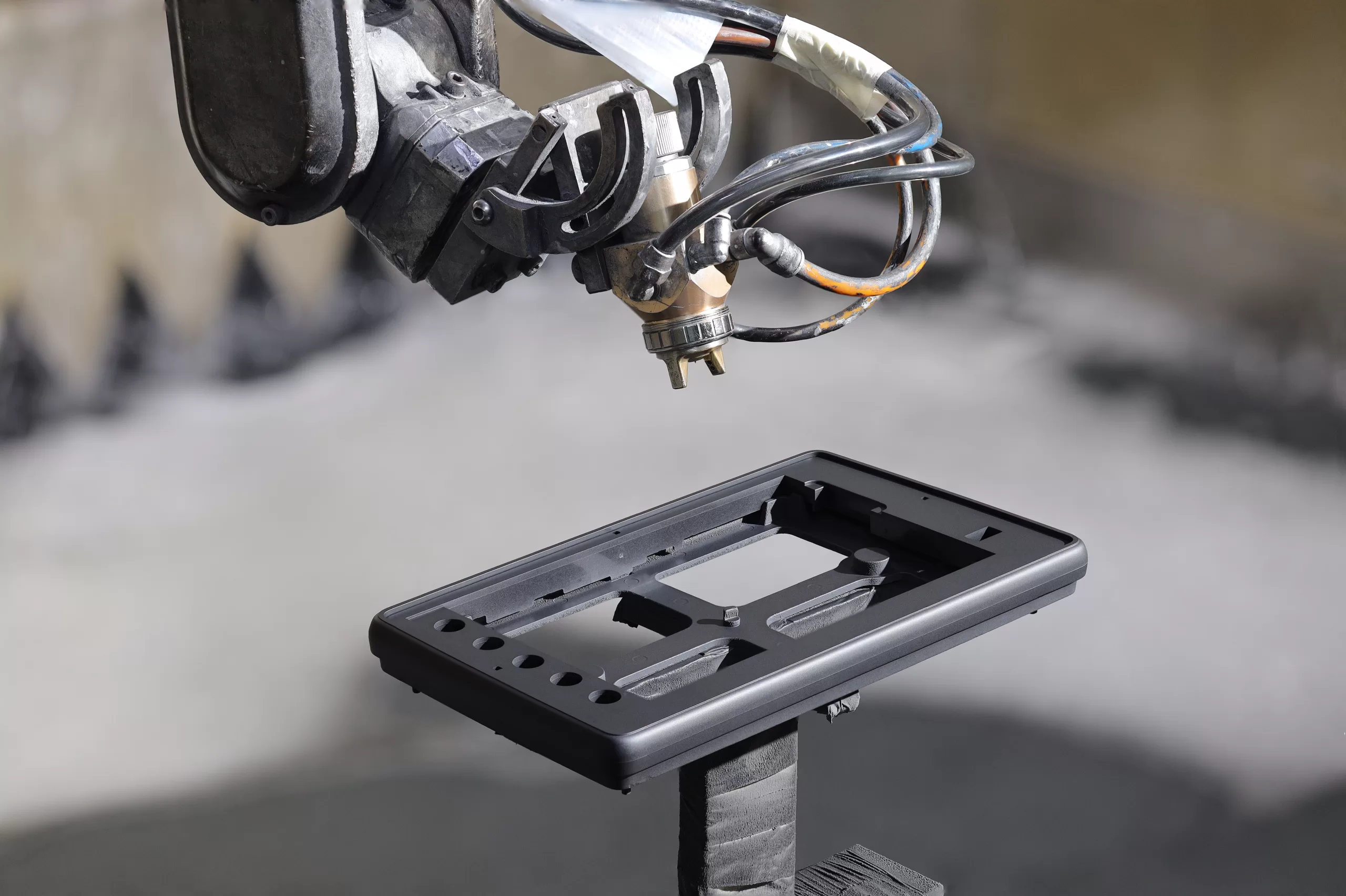 Automated,Plastic,Coating,Process,Production